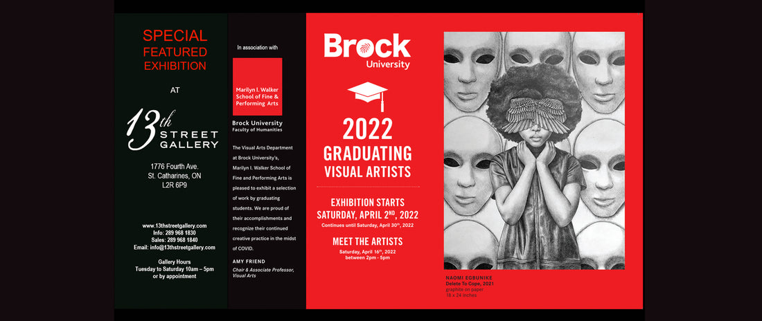 Brock University 2022 Graduating Visual Artists