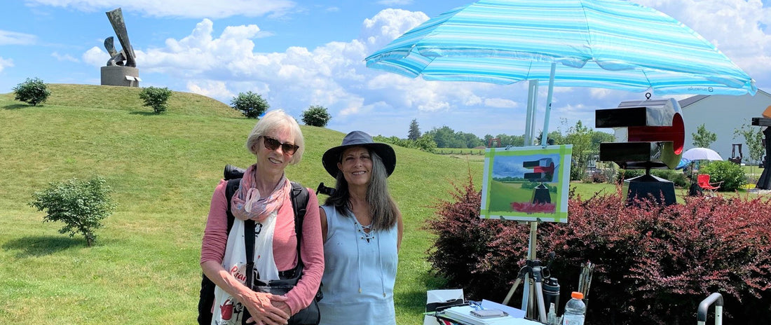 Plein Air Artists Paint on Grounds of 13th Street Winery
